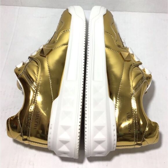 Valentino Garavani One Stud Low-Top Lace Up Sneakers Size 40/10 - Picture 12 of 16